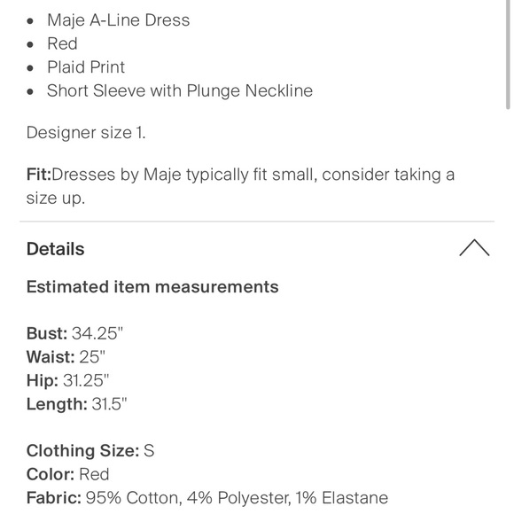 ♥️ MAJE A-Line Dress - Picture 4 of 4